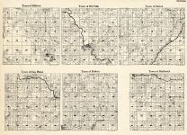 Marathon County - Elderon, Rib Falls, Easton, Pleine, Holton, Rietbrock, Wisconsin State Atlas 1930c